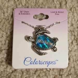 "Michelle" turtle necklace